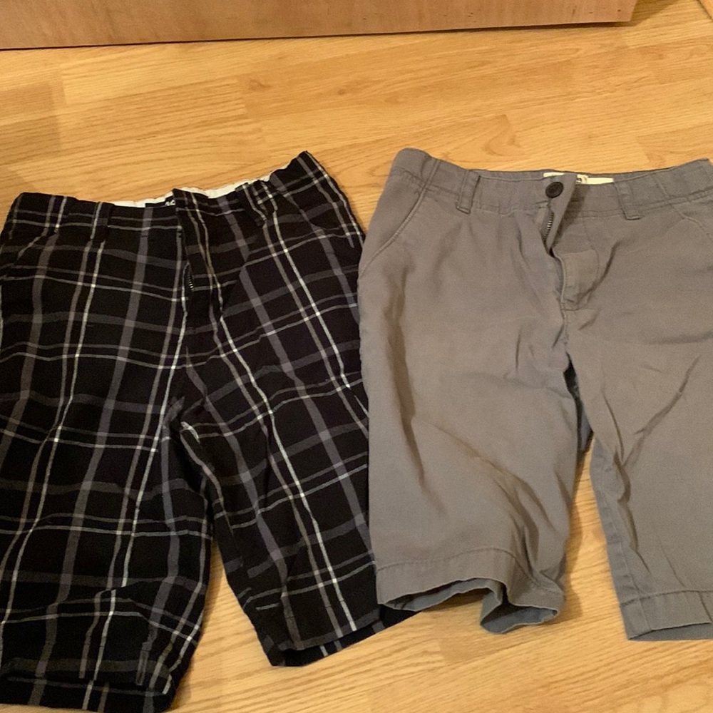 2 pairs of boys shorts size 12